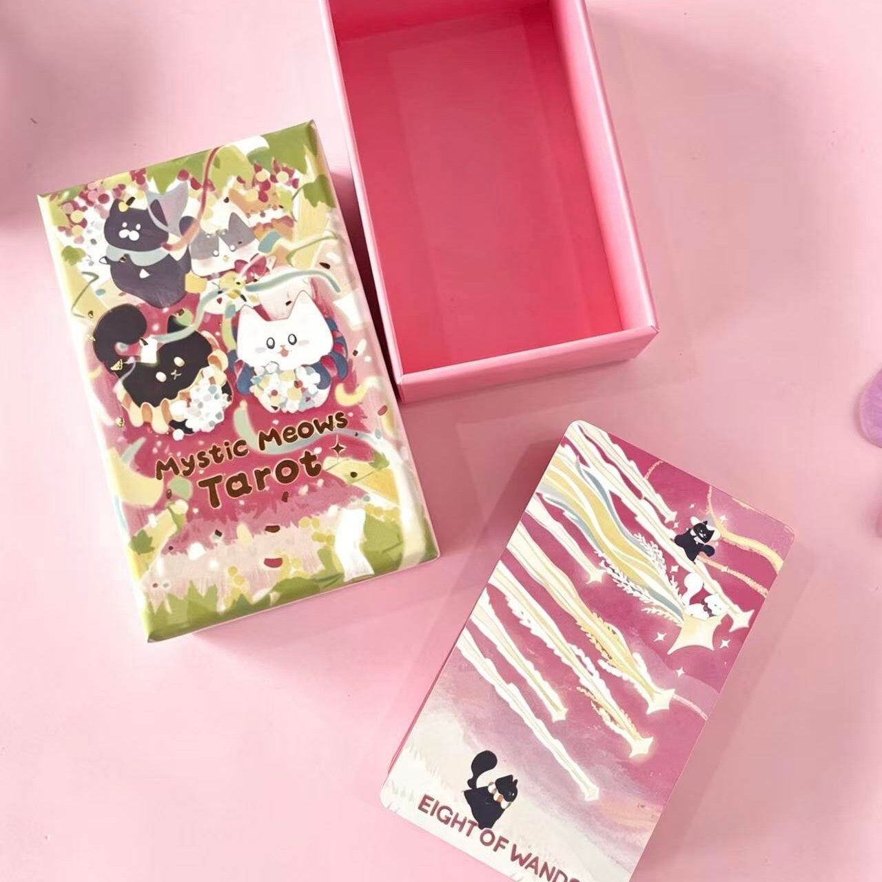 【Disponible en Junio】Tarot Mystic Meows ROSA