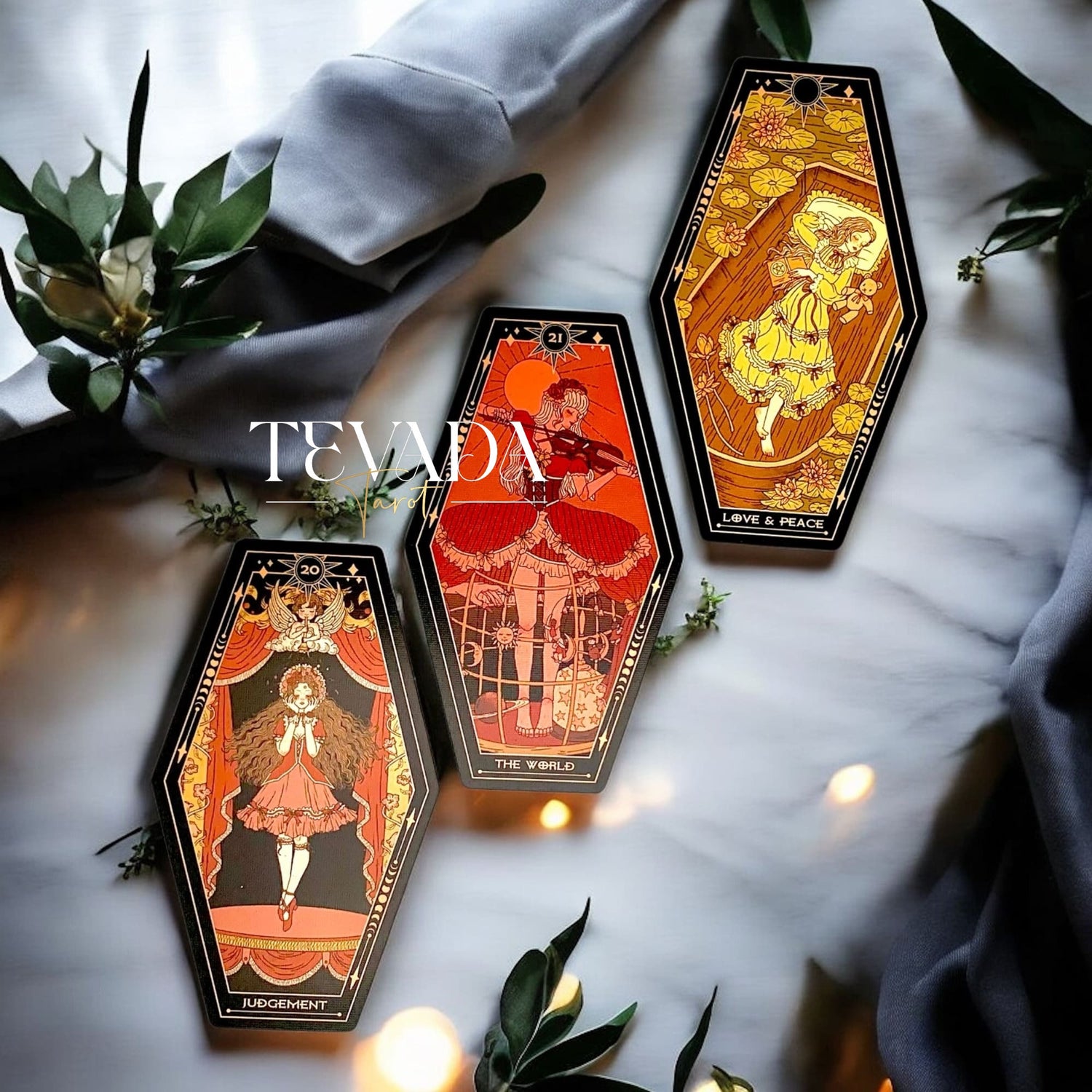 Discover the Aisling Tarot Gilded Edition—78 richly illustrated cards in a dreamlike vintage style designed for intuitive guidance and magical divination.