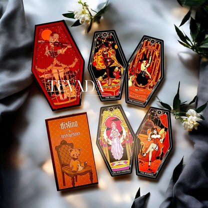 Discover the Aisling Tarot Gilded Edition—78 richly illustrated cards in a dreamlike vintage style designed for intuitive guidance and magical divination.