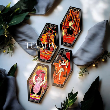 Discover the Aisling Tarot Gilded Edition—78 richly illustrated cards in a dreamlike vintage style designed for intuitive guidance and magical divination.