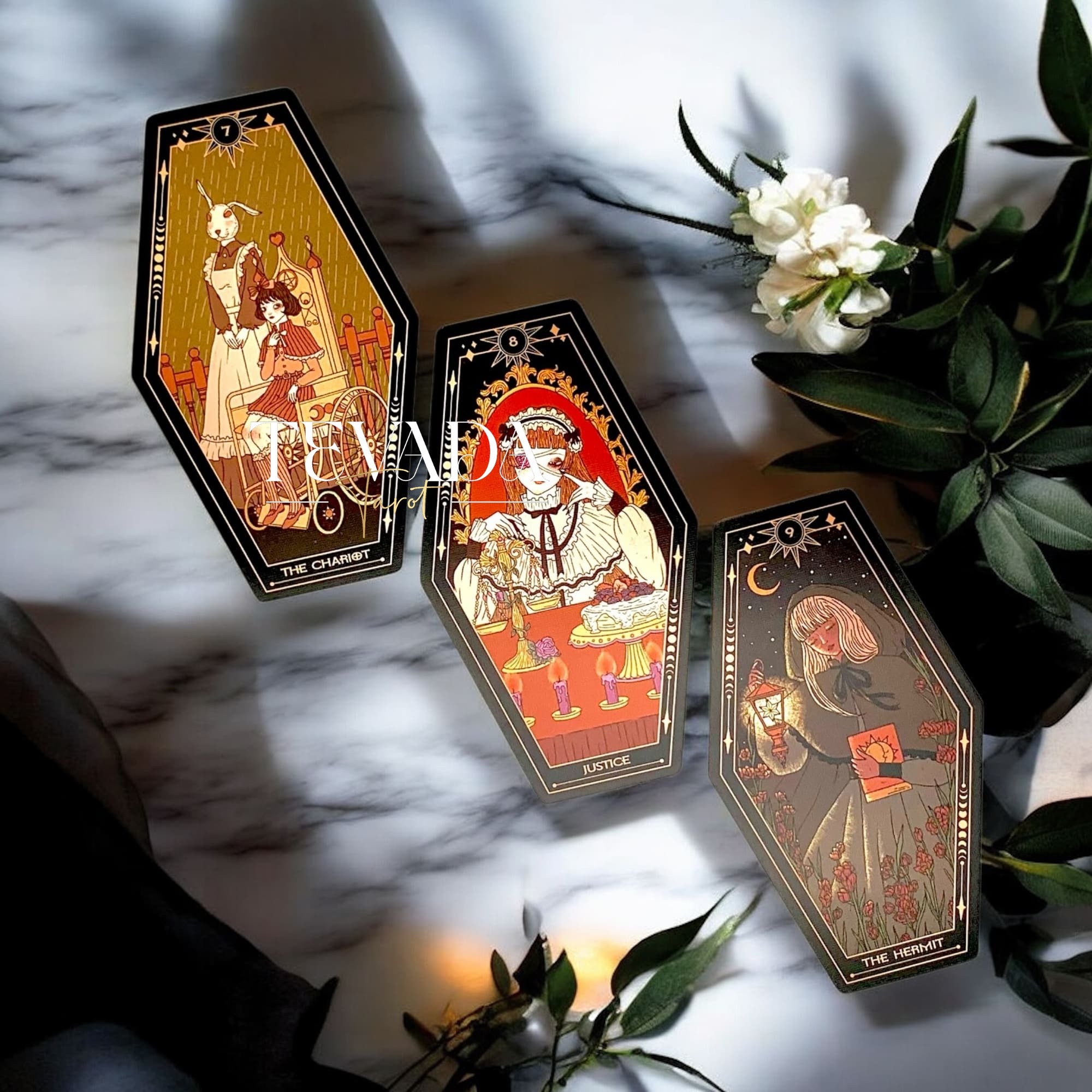 Discover the Aisling Tarot Gilded Edition—78 richly illustrated cards in a dreamlike vintage style designed for intuitive guidance and magical divination.