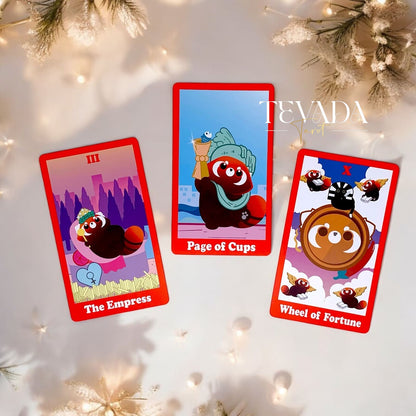 Discover the magic of Ai the Tarot Red Panda! This 78-card deck blends cute red panda energy with AI-inspired designs, offering fun, intuitive readings that bring clarity and joy to your spiritual journey.