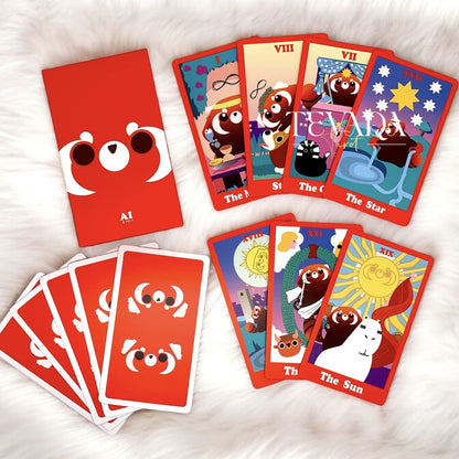 Discover the magic of Ai the Tarot Red Panda! This 78-card deck blends cute red panda energy with AI-inspired designs, offering fun, intuitive readings that bring clarity and joy to your spiritual journey.