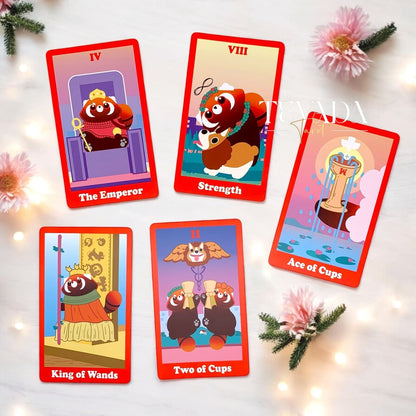 Discover the magic of Ai the Tarot Red Panda! This 78-card deck blends cute red panda energy with AI-inspired designs, offering fun, intuitive readings that bring clarity and joy to your spiritual journey.