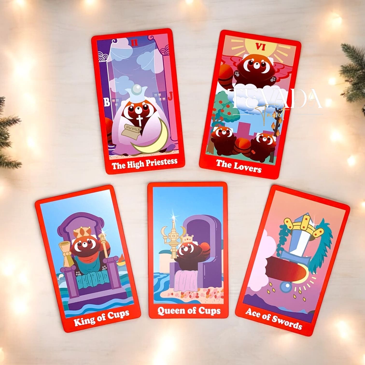 Discover the magic of Ai the Tarot Red Panda! This 78-card deck blends cute red panda energy with AI-inspired designs, offering fun, intuitive readings that bring clarity and joy to your spiritual journey.