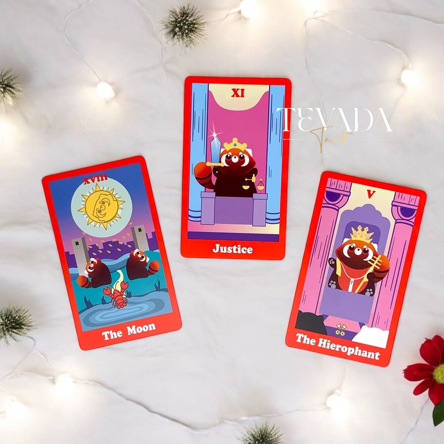 Discover the magic of Ai the Tarot Red Panda! This 78-card deck blends cute red panda energy with AI-inspired designs, offering fun, intuitive readings that bring clarity and joy to your spiritual journey.