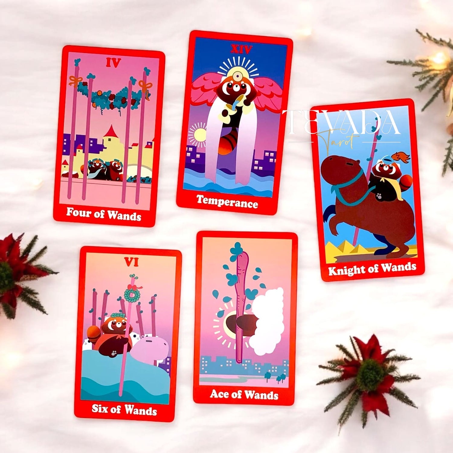 Discover the magic of Ai the Tarot Red Panda! This 78-card deck blends cute red panda energy with AI-inspired designs, offering fun, intuitive readings that bring clarity and joy to your spiritual journey.