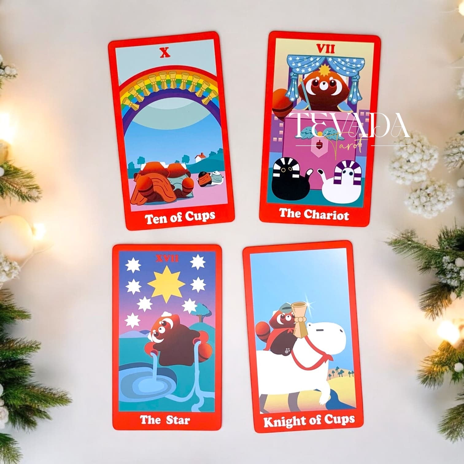 Discover the magic of Ai the Tarot Red Panda! This 78-card deck blends cute red panda energy with AI-inspired designs, offering fun, intuitive readings that bring clarity and joy to your spiritual journey.