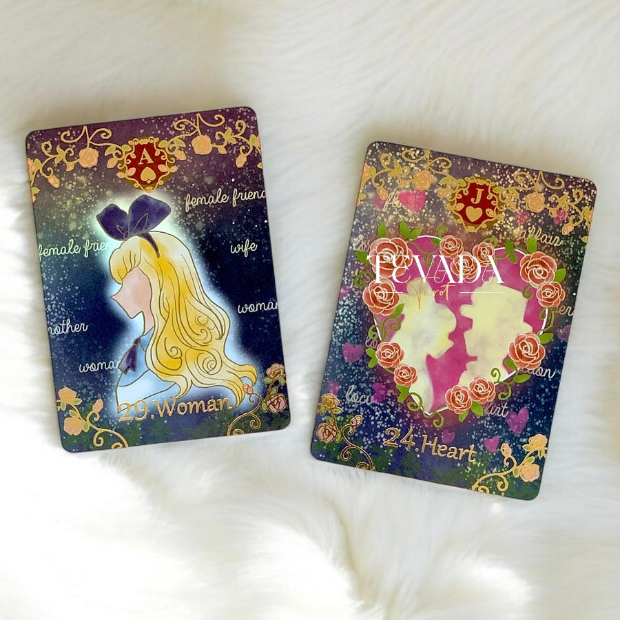 Alice’s Illusory Dream Lenormand REG whimsical storybook oracle deck for inner child reflection