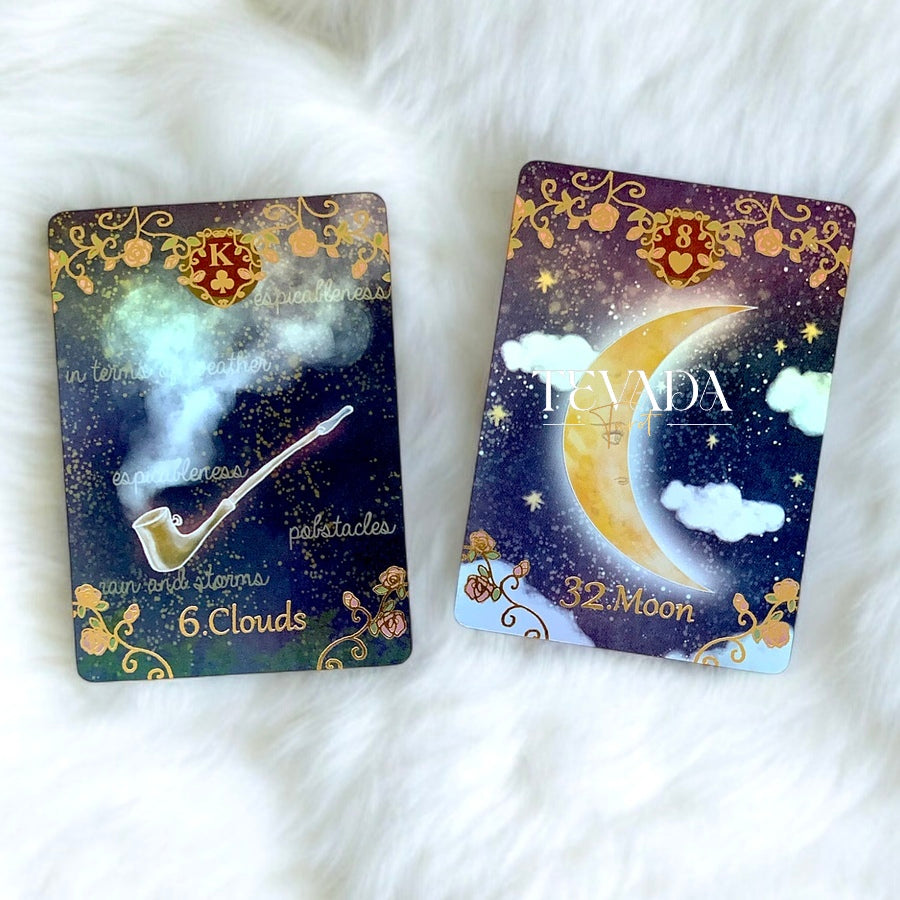 Alice’s Illusory Dream Lenormand REG whimsical storybook oracle deck for inner child reflection