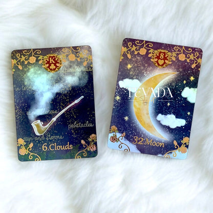 Discover the magic of Alice’s Illusory Dream Lenormand! This 41-card deck, inspired by Alice in Wonderland, offers intuitive guidance with whimsical, purple-toned cards and golden accents for spiritual clarity.