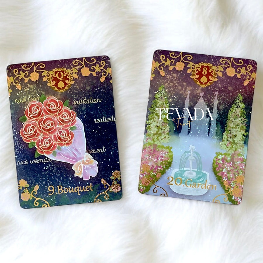 Alice’s Illusory Dream Lenormand REG whimsical storybook oracle deck for inner child reflection