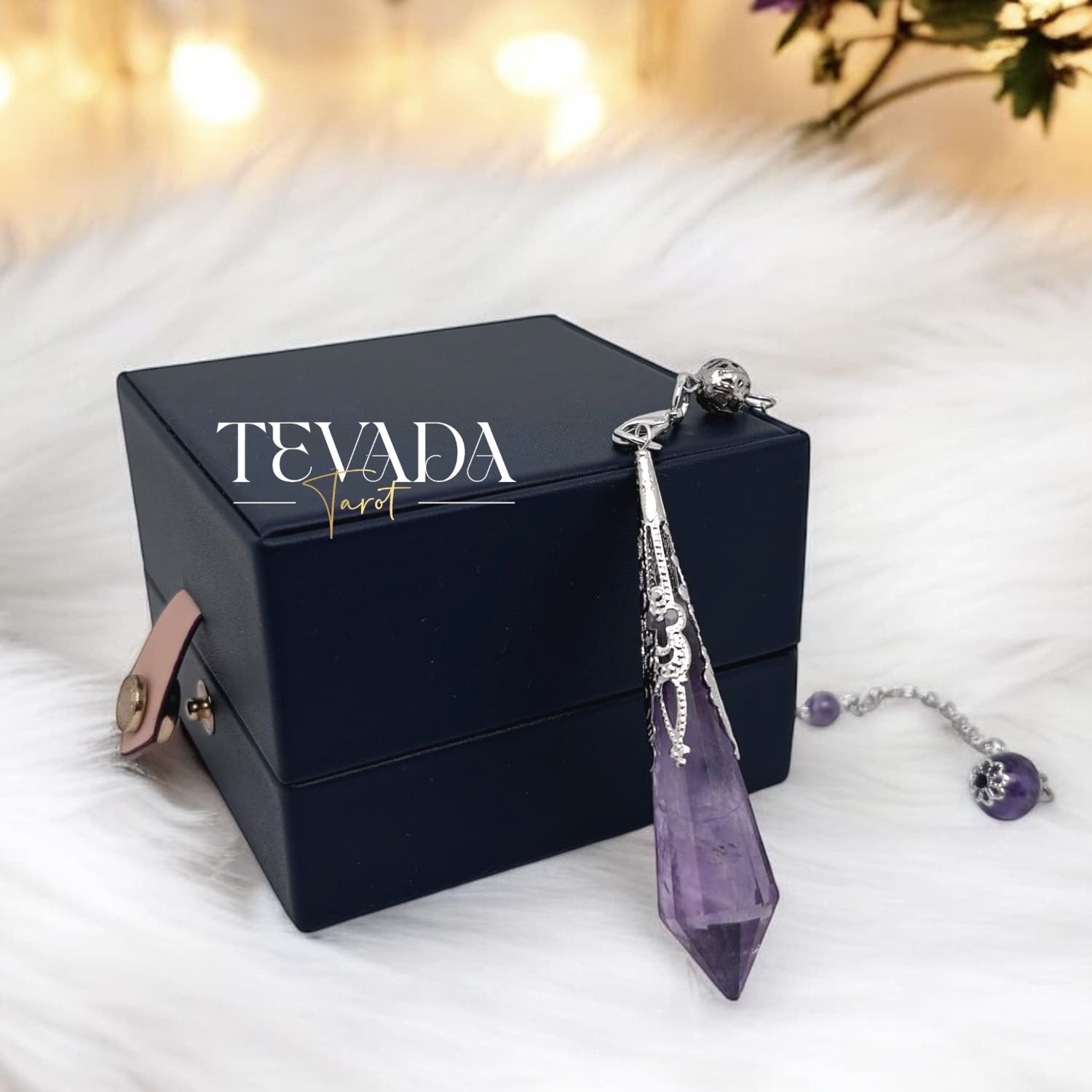 Harness the power of insight with our Mystic Amethyst Pendulum—your essential tool for intuitive guidance and spiritual healing.