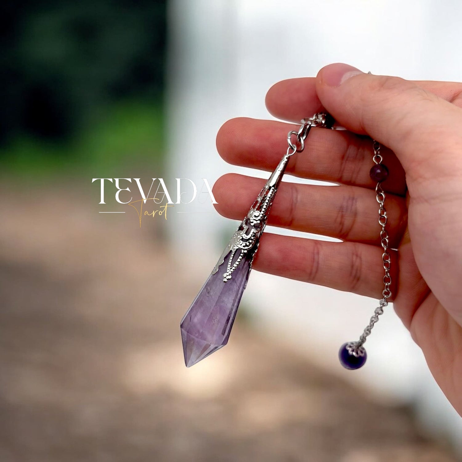 Harness the power of insight with our Mystic Amethyst Pendulum—your essential tool for intuitive guidance and spiritual healing.