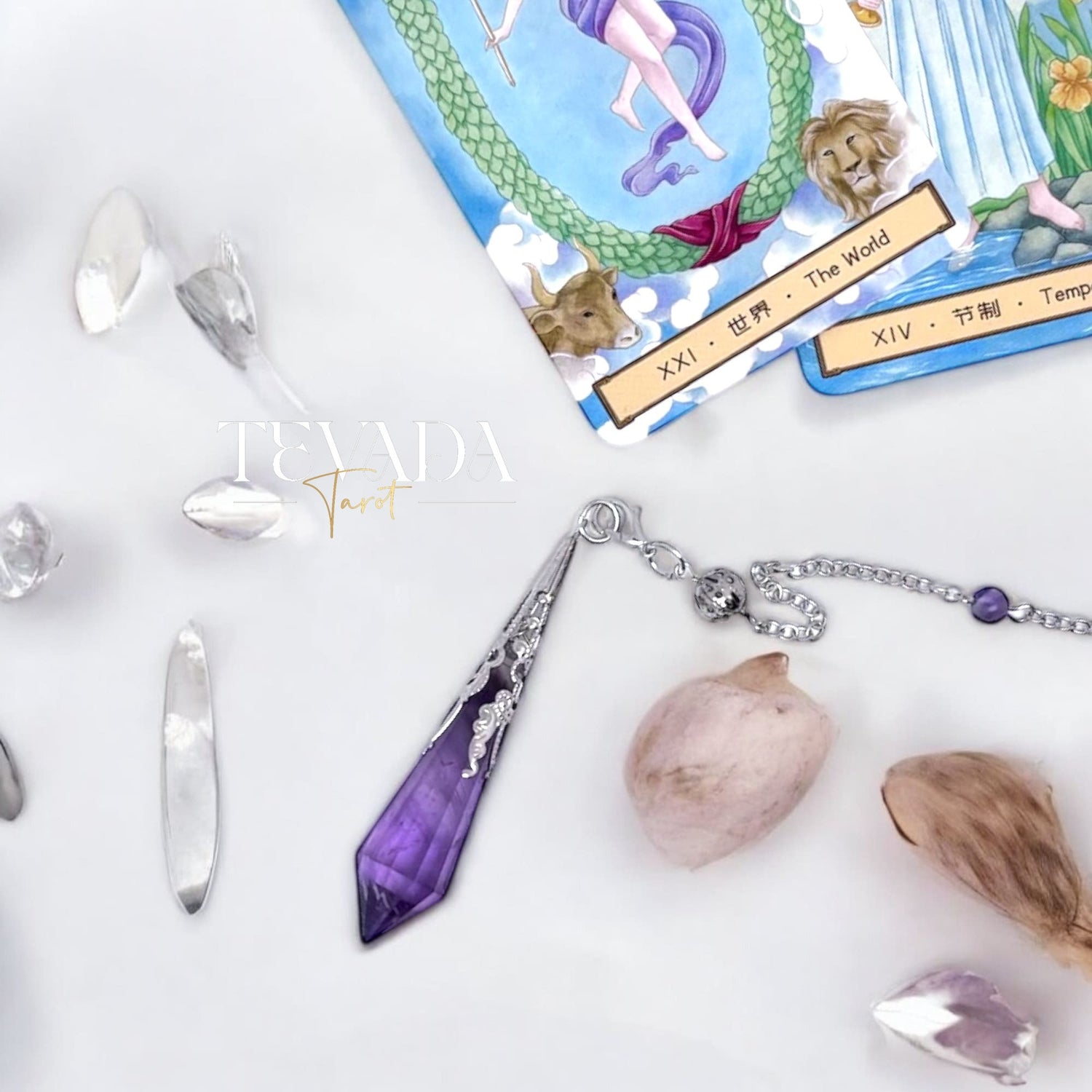 Harness the power of insight with our Mystic Amethyst Pendulum—your essential tool for intuitive guidance and spiritual healing.