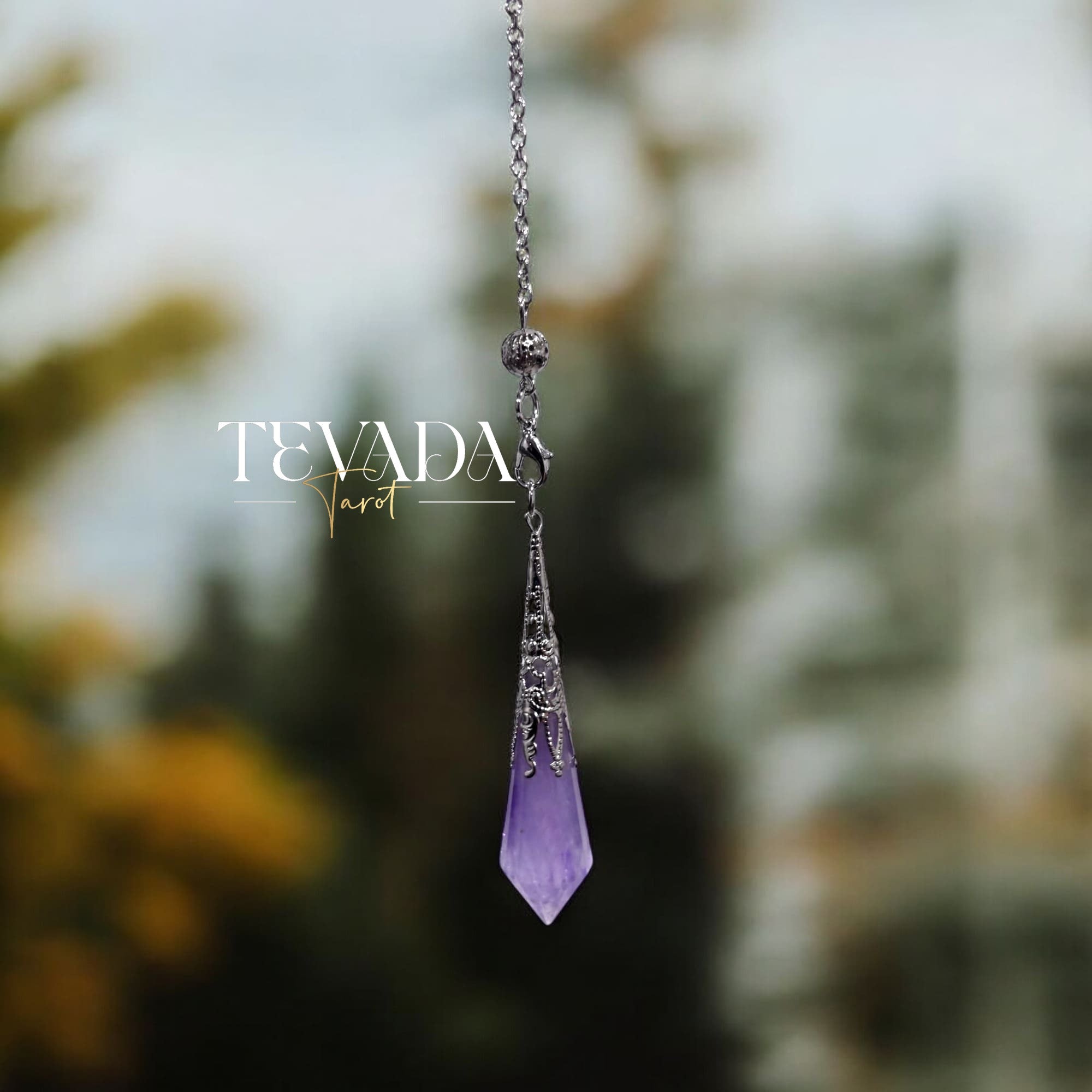 Harness the power of insight with our Mystic Amethyst Pendulum—your essential tool for intuitive guidance and spiritual healing.