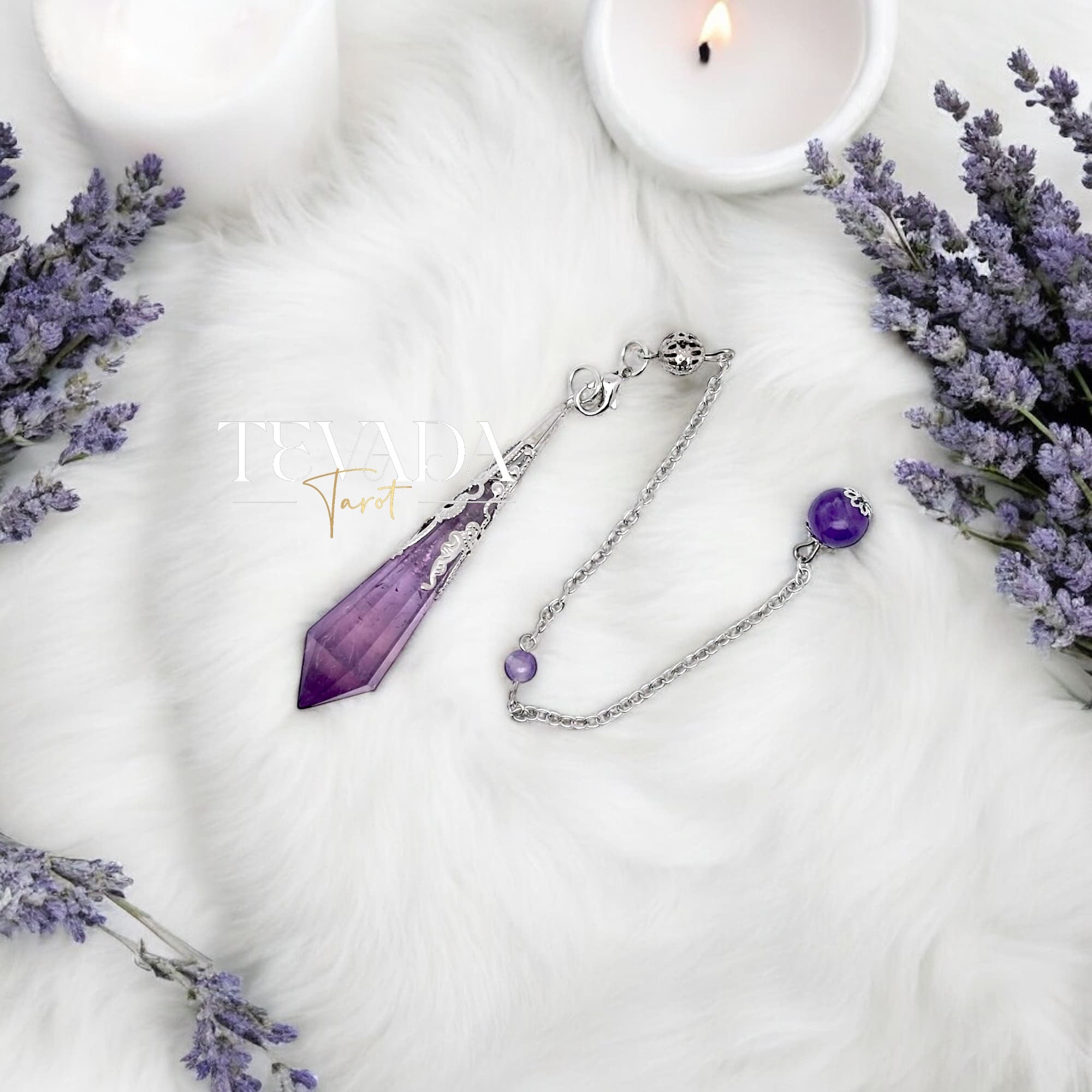 Harness the power of insight with our Mystic Amethyst Pendulum—your essential tool for intuitive guidance and spiritual healing.