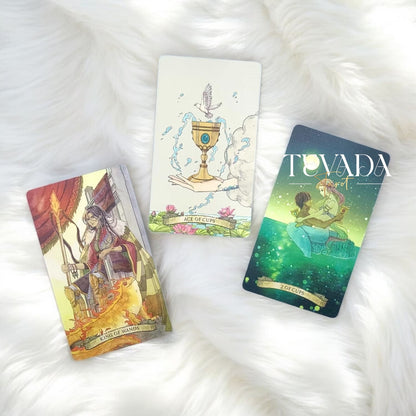 Unlock Avalon’s secrets with the Avalon Revelation Tarot. This 78-card anime-style deck blends Welsh mythology and divination, guiding you through intuition, self-discovery, and mystical revelations.