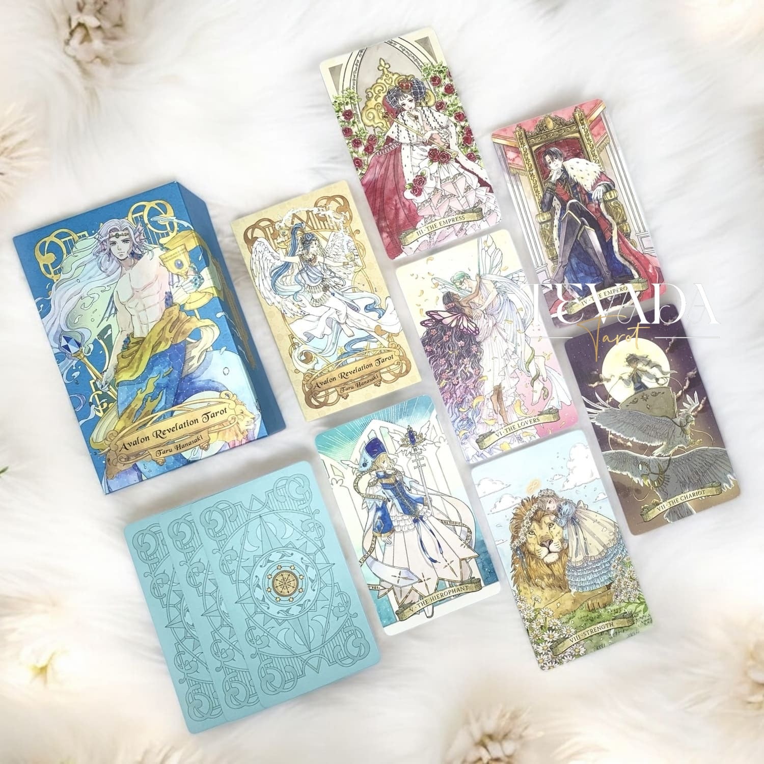 Unlock Avalon’s secrets with the Avalon Revelation Tarot. This 78-card anime-style deck blends Welsh mythology and divination, guiding you through intuition, self-discovery, and mystical revelations.