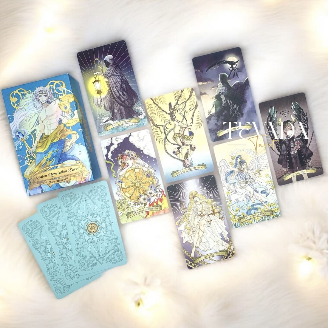 Unlock Avalon’s secrets with the Avalon Revelation Tarot. This 78-card anime-style deck blends Welsh mythology and divination, guiding you through intuition, self-discovery, and mystical revelations.