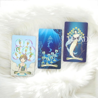 Unlock Avalon’s secrets with the Avalon Revelation Tarot. This 78-card anime-style deck blends Welsh mythology and divination, guiding you through intuition, self-discovery, and mystical revelations.