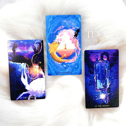 Beacon Tarot DELUXE is a 78-card intuitive tarot deck inspired by lighthouses, offering magical guidance, clarity, and healing energy for navigating life’s emotional tides and spiritual growth.