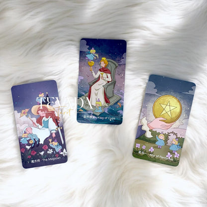 Bohms Tarot: A magical 78-card deck featuring fairy spirits with intuitive guidance to unlock wisdom and self-discovery. Perfect for divination and connecting to your higher self.