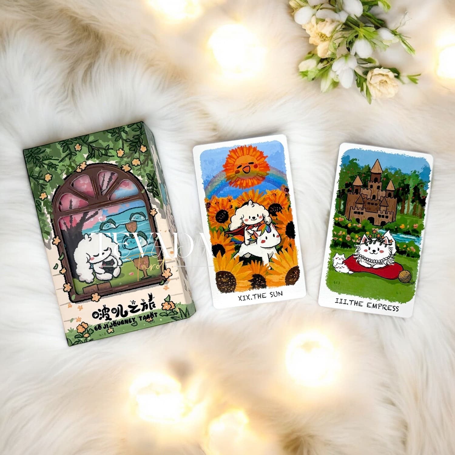 Boing, boing your way to inner wisdom with the Boji Journey Tarot! This enchanting 78-card deck features adorable animal guides and the magic of Tarot. Explore captivating landscapes and discover the carrots of self-growth! ✨