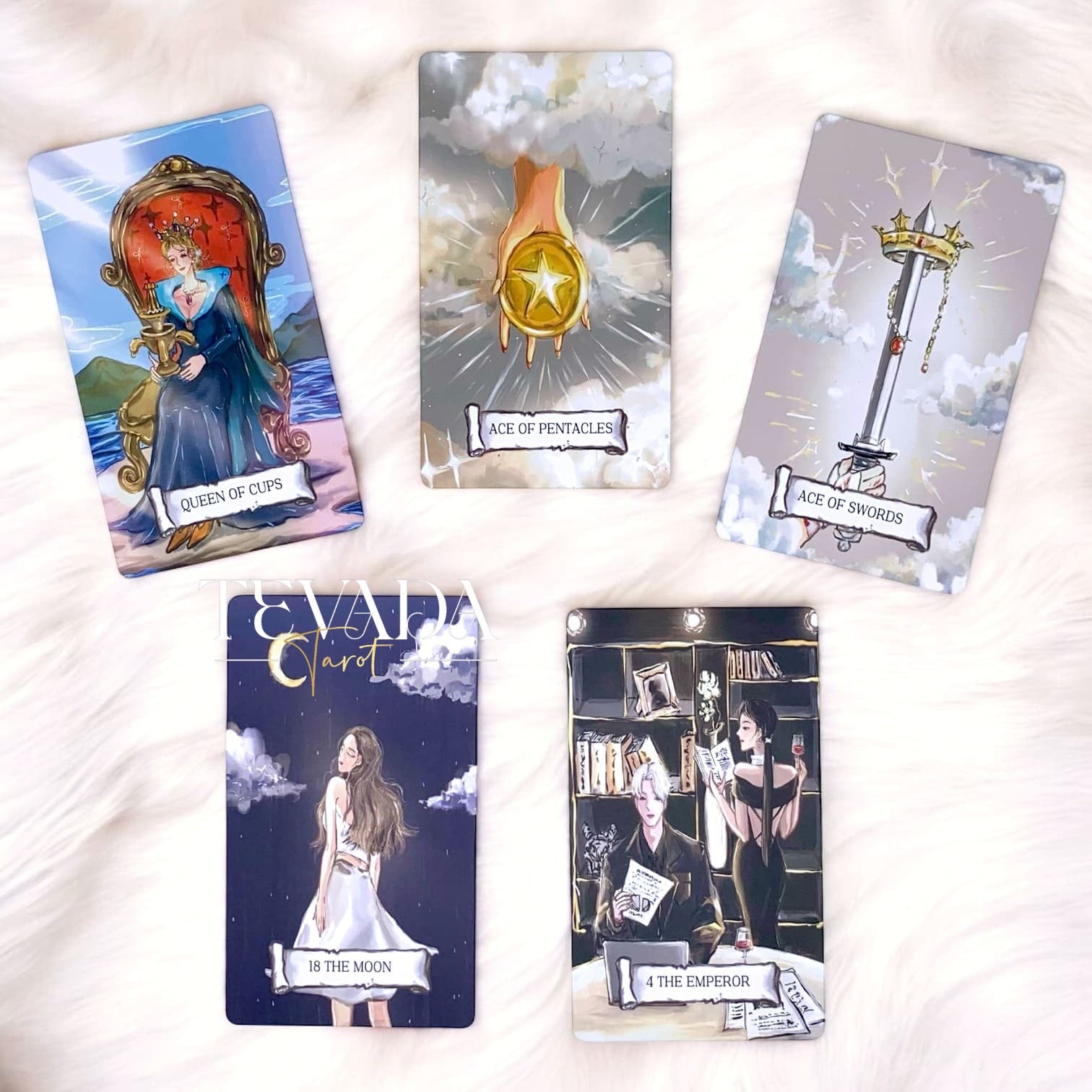 Discover intuitive guidance with the Brilliancy from Heaven Tarot, a 78 hand-drawn card deck that explores both hope and despair for powerful divination and personal growth.