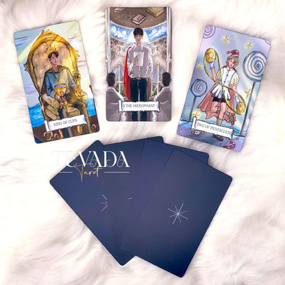 Discover intuitive guidance with the Brilliancy from Heaven Tarot, a 78 hand-drawn card deck that explores both hope and despair for powerful divination and personal growth.