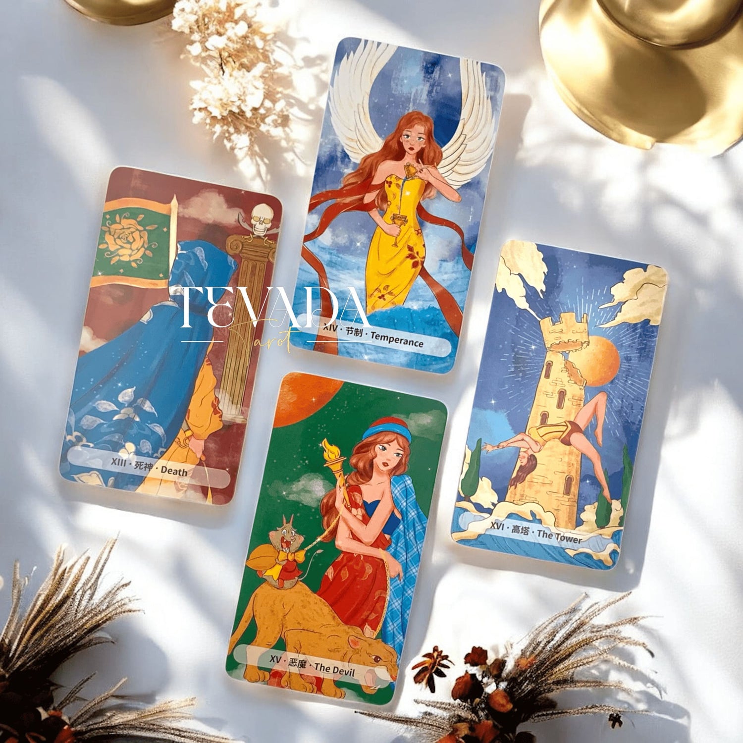 Discover the Caramel Tarot—78 radiant cards infused with warm, honeyed hues and intuitive guidance. A soulful divination deck that blends clarity, comfort, and magic in every reading.
