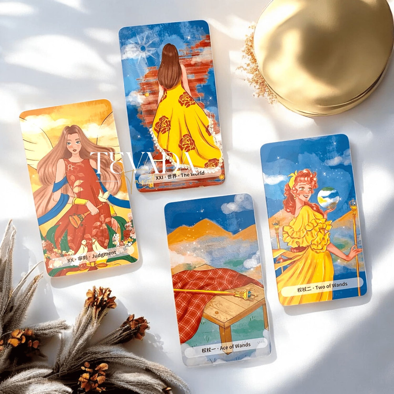 Discover the Caramel Tarot—78 radiant cards infused with warm, honeyed hues and intuitive guidance. A soulful divination deck that blends clarity, comfort, and magic in every reading.