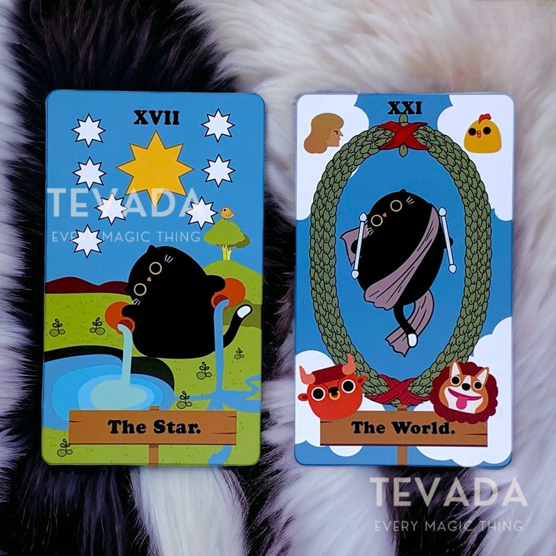 Unveil your inner wisdom with the Yin Universe Tarot and Magic Cat Tarot LIMITED Combo Set. Dive into mystical insights and magical guidance with these enchanting divination decks.