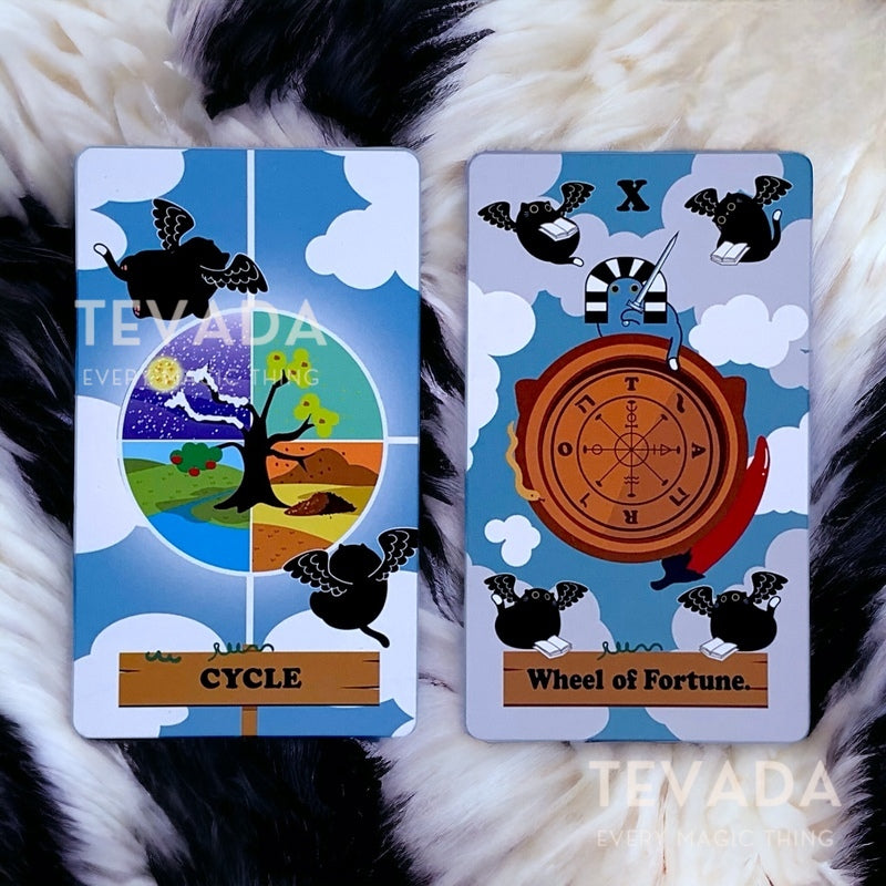 Unveil your inner wisdom with the Yin Universe Tarot and Magic Cat Tarot LIMITED Combo Set. Dive into mystical insights and magical guidance with these enchanting divination decks.