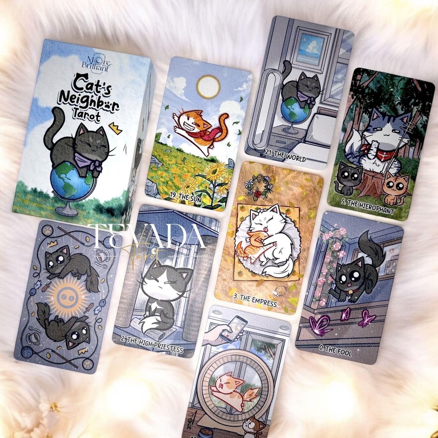 Explore the Cats Neighbor Tarot, a 78-card deck blending magical cat wisdom with intuitive guidance. Perfect for uncovering truths, warding off negativity, and finding clarity.