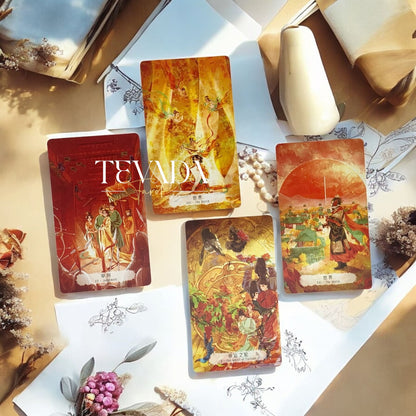 Explore Chang An’s Illusion Tarot DELUXE Edition—78 cards in Chinese art style, blending history and intuition for magical readings, spiritual guidance, and personal clarity.