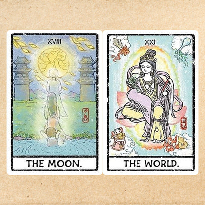 Discover the China Doll Tarot Standard—hand-drawn art, cultural symbolism, and intuitive guidance in one meaningful 78-card deck. Perfect for readers seeking clarity and emotional balance.