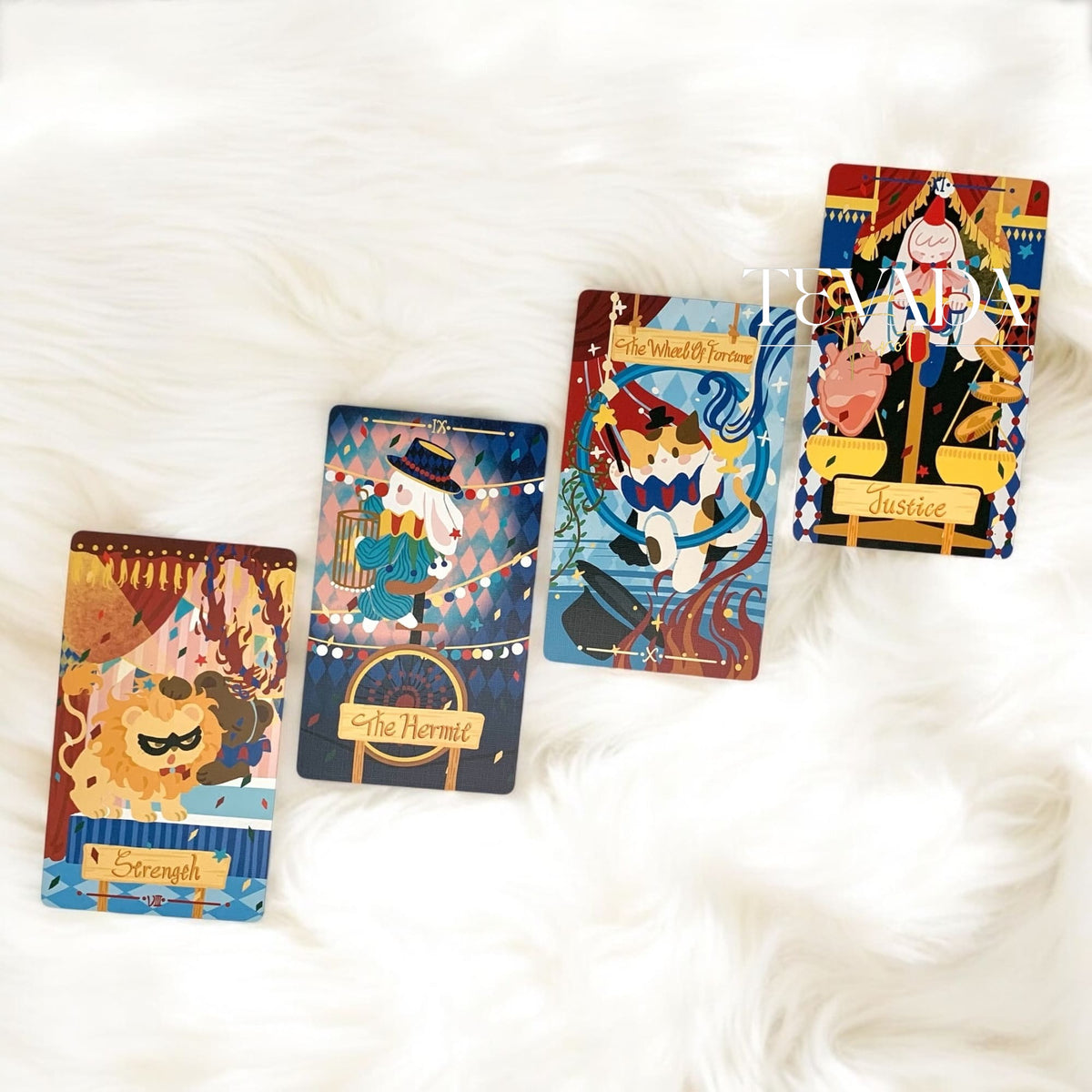 Dramagiac Tarot RED は、毎日のリーディングに喜び、明晰さ、そして魔法の導きをもたらす、かわいい動物をテーマにしたタロットデッキです。