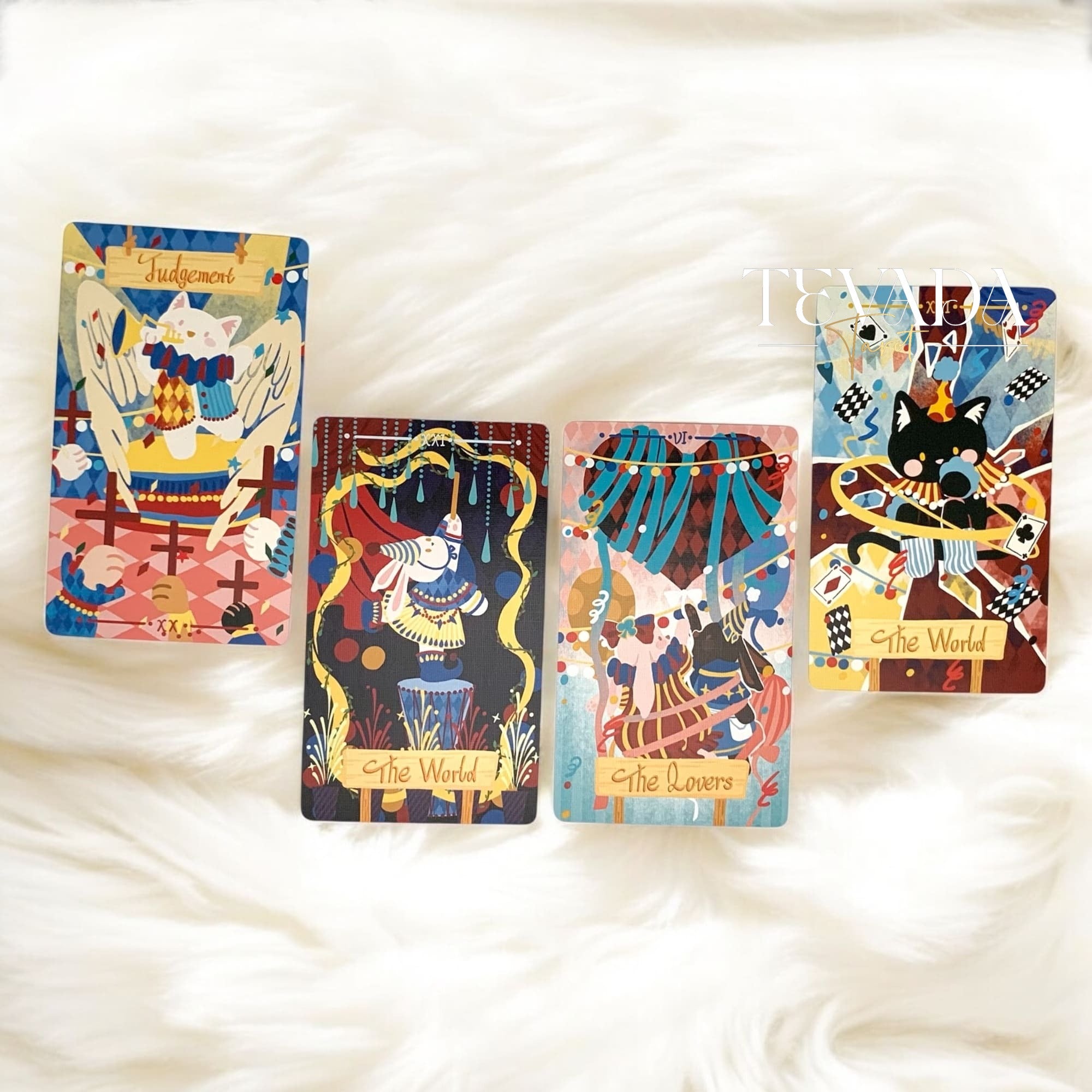 Dramagiac Tarot RED は、毎日のリーディングに喜び、明晰さ、そして魔法の導きをもたらす、かわいい動物をテーマにしたタロットデッキです。