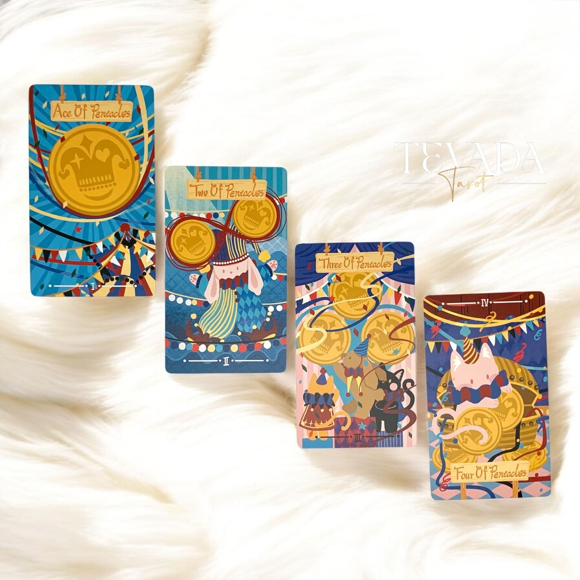 Dramagiac Tarot RED は、毎日のリーディングに喜び、明晰さ、そして魔法の導きをもたらす、かわいい動物をテーマにしたタロットデッキです。