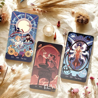 Explore the Dreamy Wings Tarot, a fantasy-inspired 78-card deck revealing light, shadow, and self-discovery. A magical tool for intuitive readings and deep personal guidance.