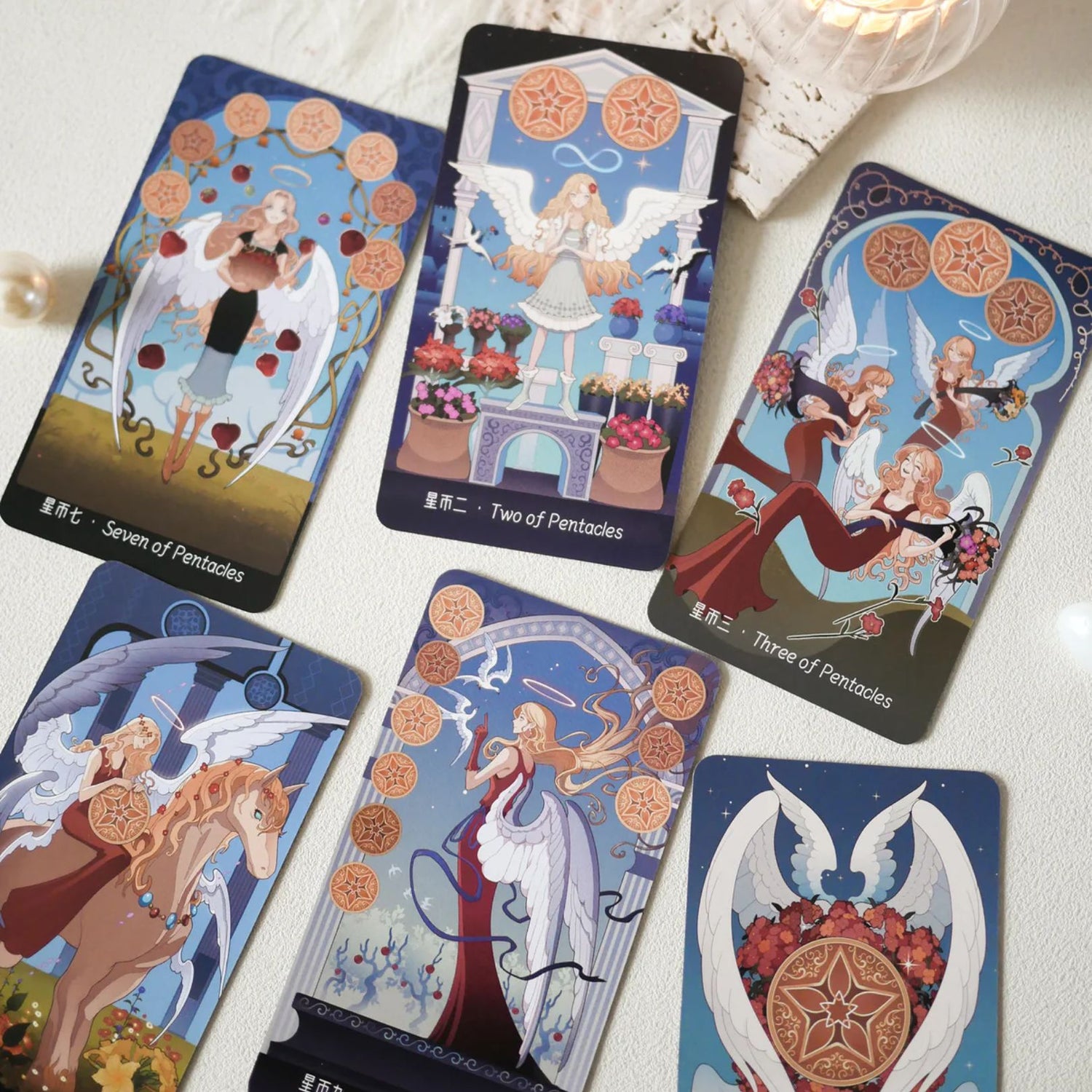 Explore the Dreamy Wings Tarot, a fantasy-inspired 78-card deck revealing light, shadow, and self-discovery. A magical tool for intuitive readings and deep personal guidance.