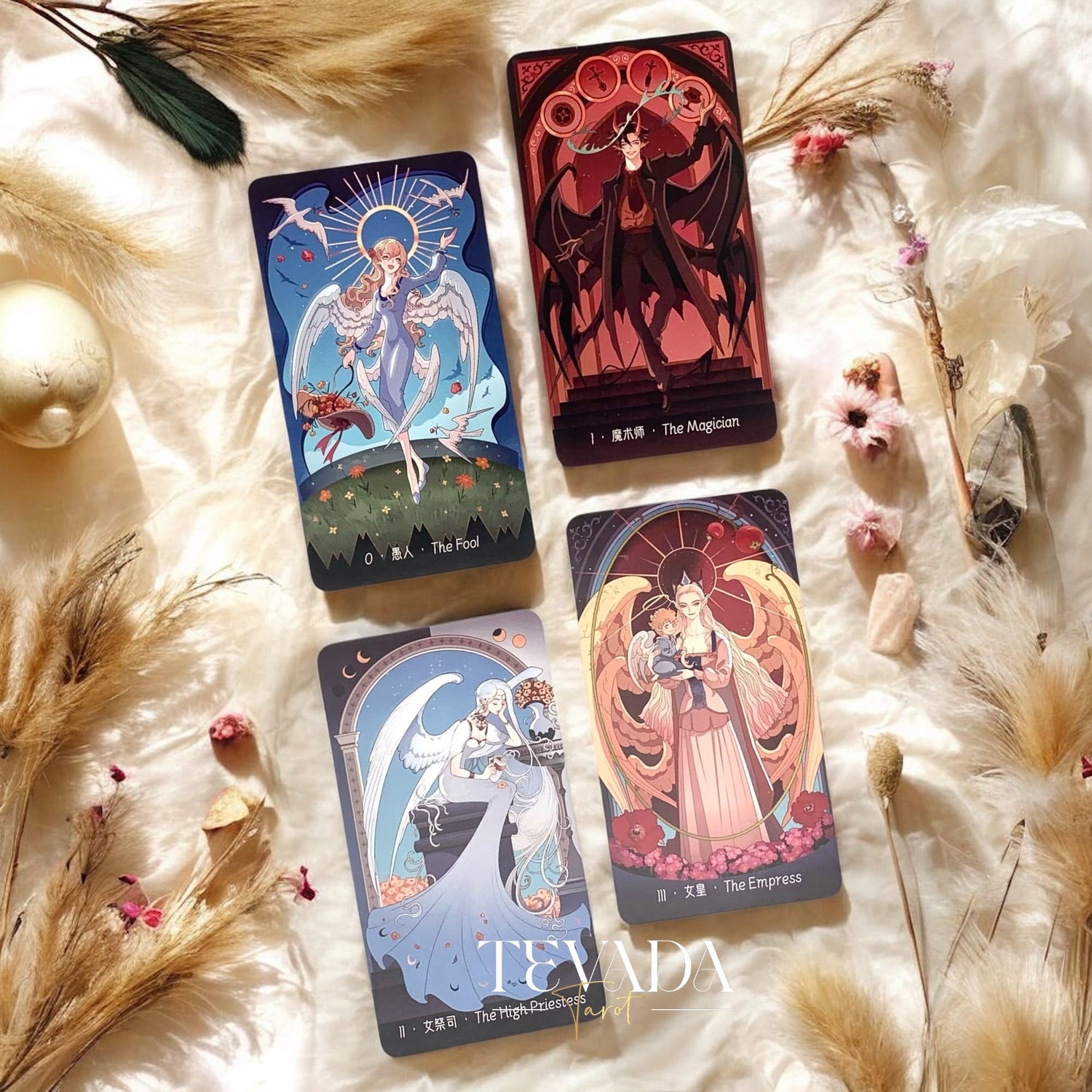 Explore the Dreamy Wings Tarot, a fantasy-inspired 78-card deck revealing light, shadow, and self-discovery. A magical tool for intuitive readings and deep personal guidance.
