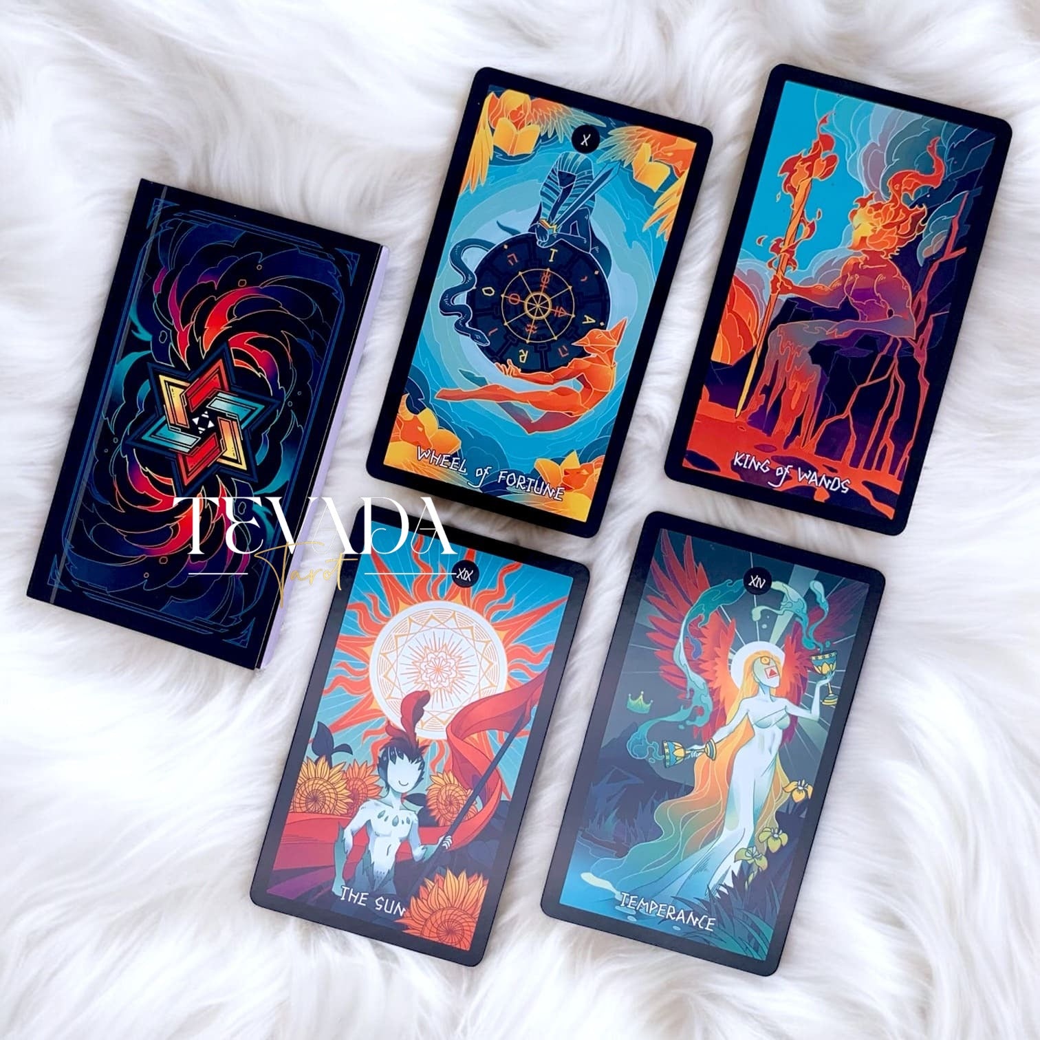 Unveil the Elemental Strength Tarot. This 78-card deck captures fire water air and earth through symbolic colors and pure elemental energy offering balance wisdom and clarity for your spiritual journey.