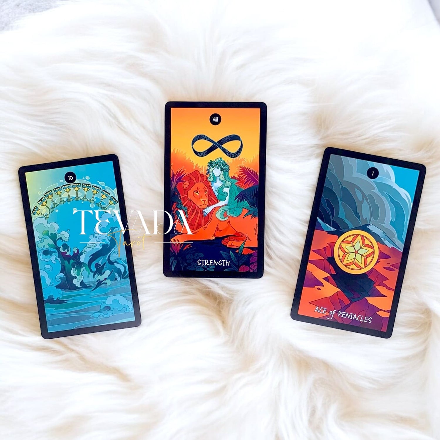 Unveil the Elemental Strength Tarot. This 78-card deck captures fire water air and earth through symbolic colors and pure elemental energy offering balance wisdom and clarity for your spiritual journey.