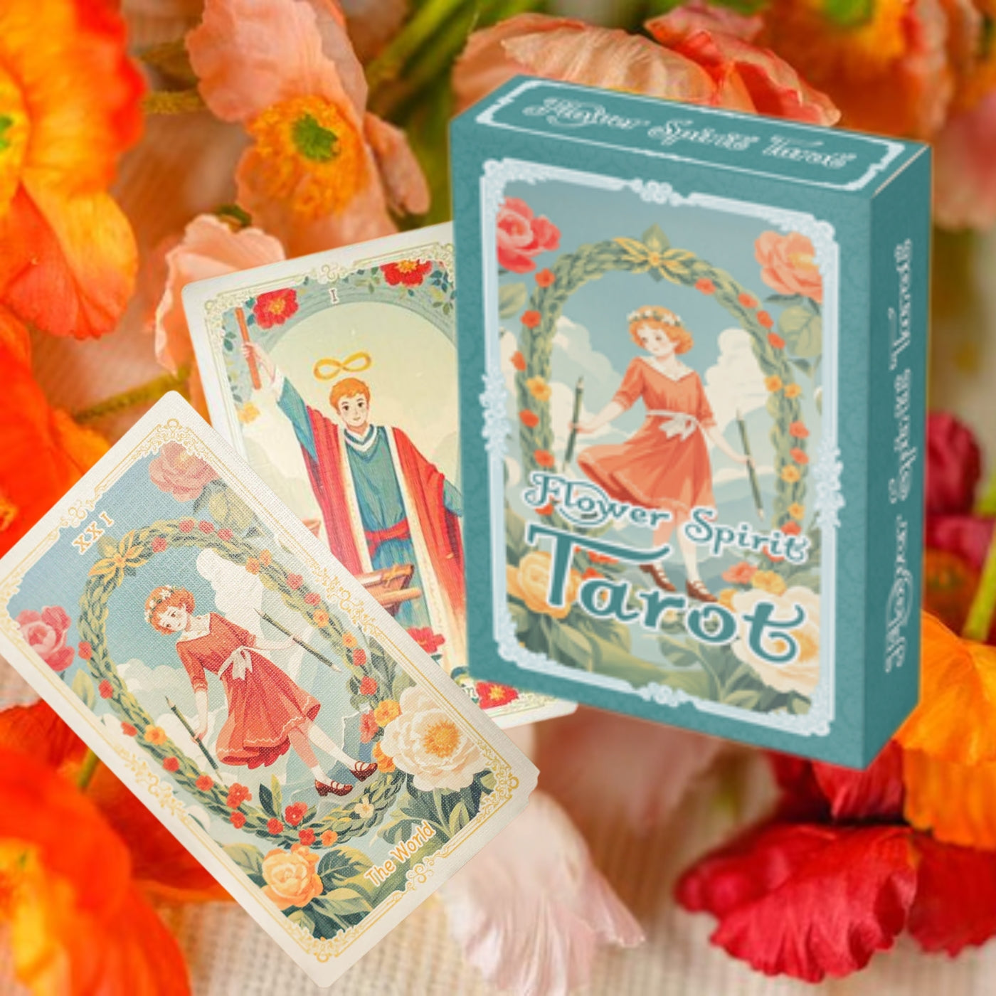 Discover Flower Spirit Tarot—a 78-card deck that blends vibrant, storybook art with the healing energy of flowers. Perfect for intuitive guidance, growth, and clarity.