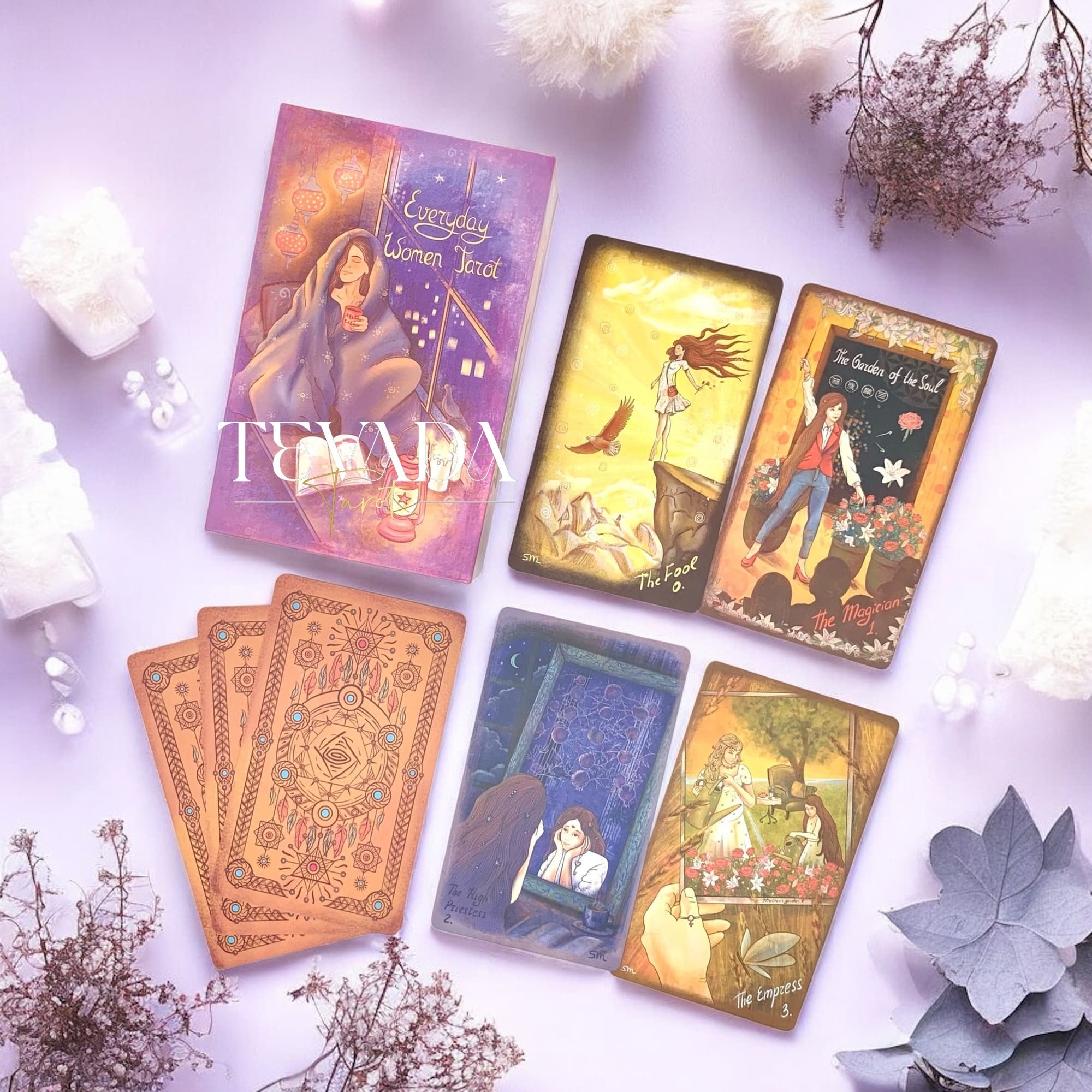 Discover the Everyday Women Tarot, a 78-card deck featuring Phoebe and her friends. Explore empowering stories, intuitive guidance, and modern symbolism for self-reflection and spiritual clarity.