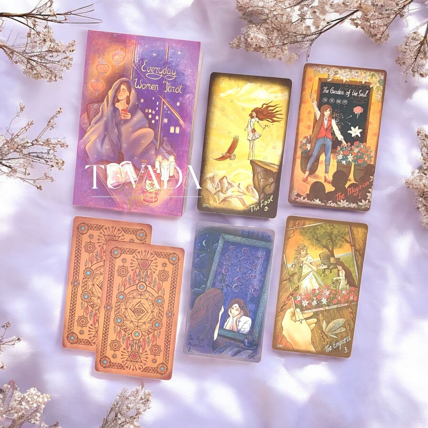 Discover the Everyday Women Tarot, a 78-card deck featuring Phoebe and her friends. Explore empowering stories, intuitive guidance, and modern symbolism for self-reflection and spiritual clarity.