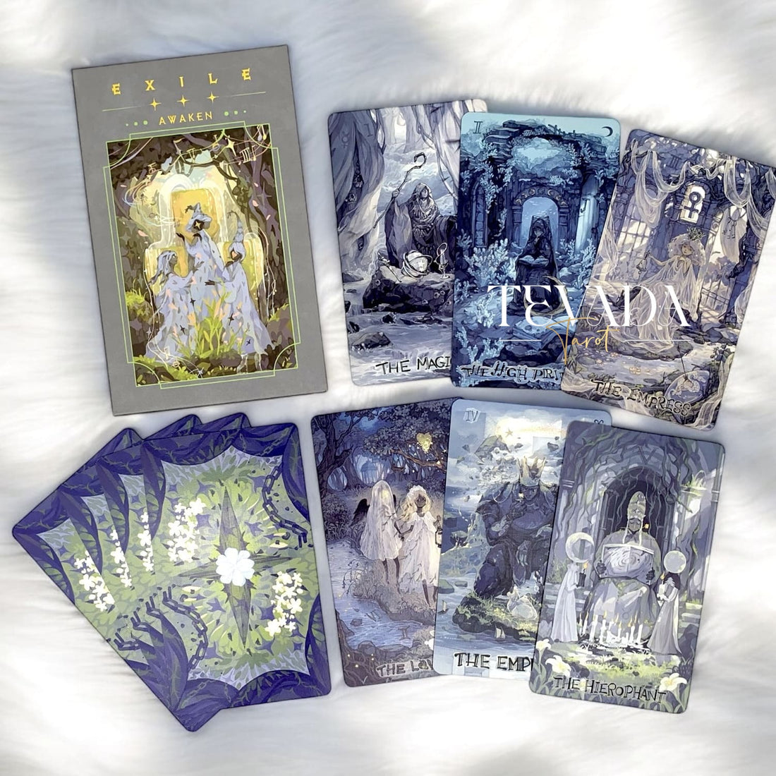 Unlock your intuitive journey with the Exile Tarot Duo. The AWAKEN and SILENT Editions offer a transformative 78-card experience, guiding you through self-discovery and growth with quiet wisdom.