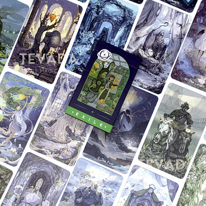 Unveil your intuition with the Exile Tarot SILENT Edition Mini Version! This unique deck features silent figures and evocative imagery, guiding you on a journey of self-discovery. Shop now and unlock your inner wisdom!